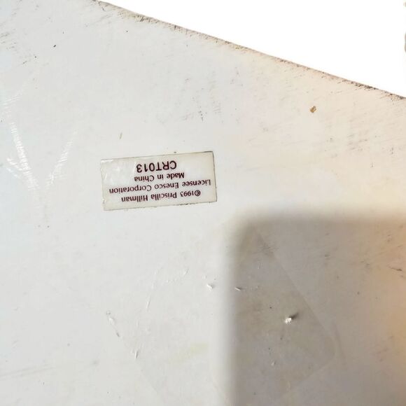 Vintage Pastel 1993 Priscilla Hillman Baby Nursery Rhyme Book Shelf Decor - Picture 7 of 9